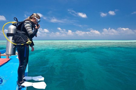 Boat diver course